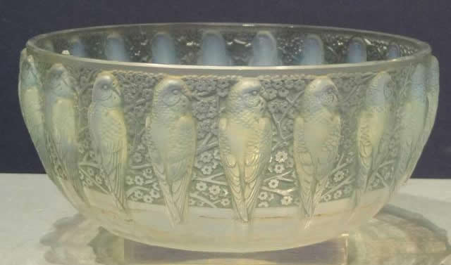 Rene Lalique Bowl Perruches