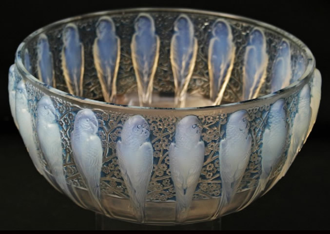 Rene Lalique Bowl Perruches