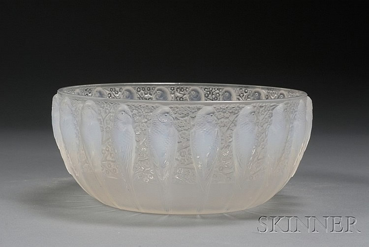 Rene Lalique Bowl Perruches