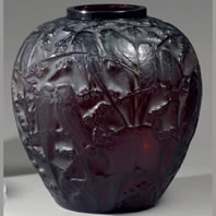 Rene Lalique Vase Perruches