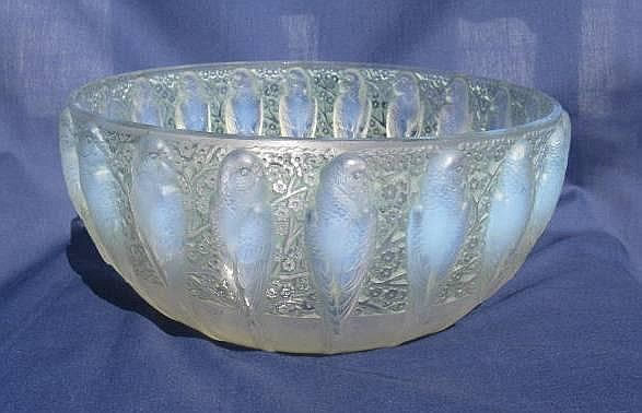 Rene Lalique Bowl Perruches