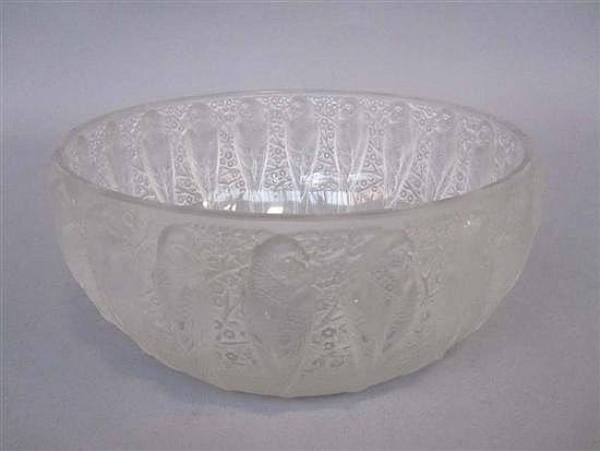 Rene Lalique Bowl Perruches