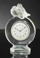 Rene Lalique Clock Pierrot