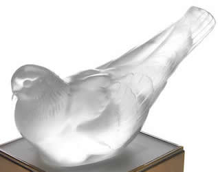 Rene Lalique Pigeon Namur Decoration