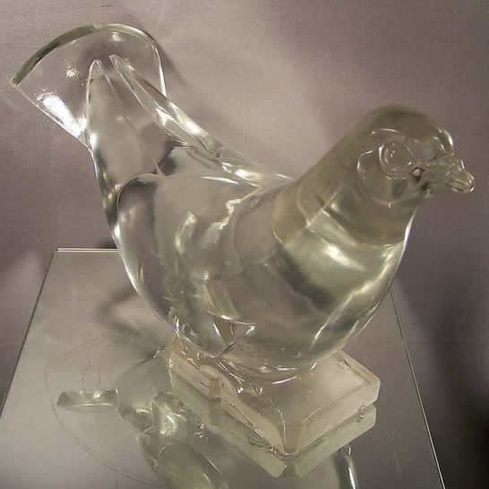Rene Lalique Pigeon Fountain Element