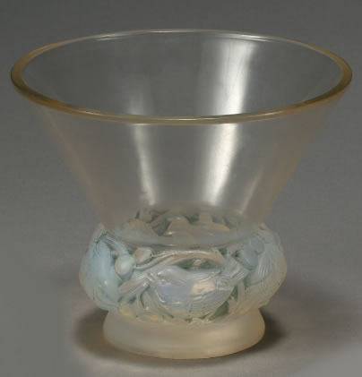 Rene Lalique Vase Pinsons