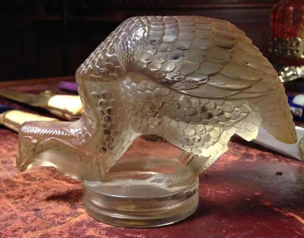 Rene Lalique Hood Ornament Pintade