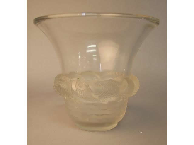 Rene Lalique Vase Piriac