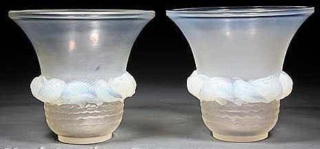 Rene Lalique Vase Piriac