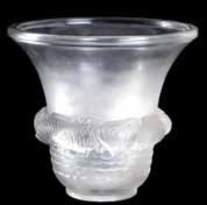 Rene Lalique Vase Piriac