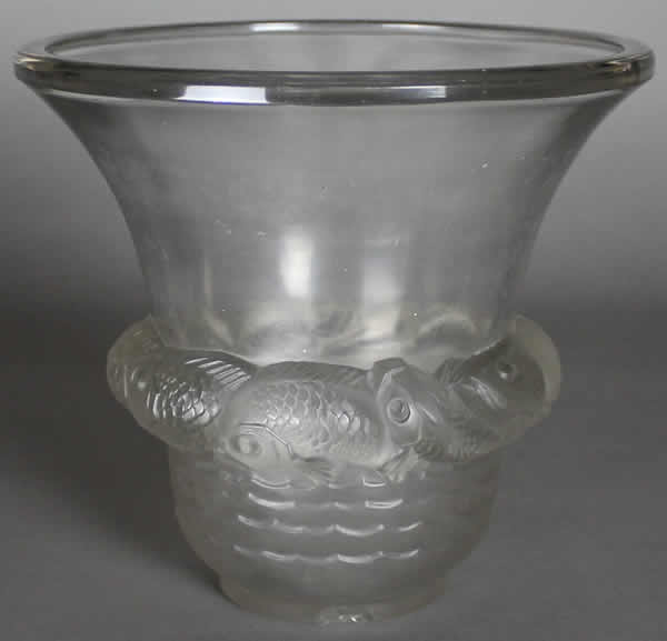 Rene Lalique Vase Piriac