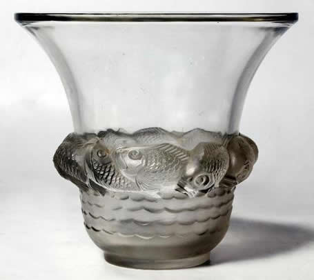 Rene Lalique Vase Piriac