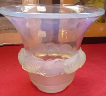Rene Lalique Vase Piriac