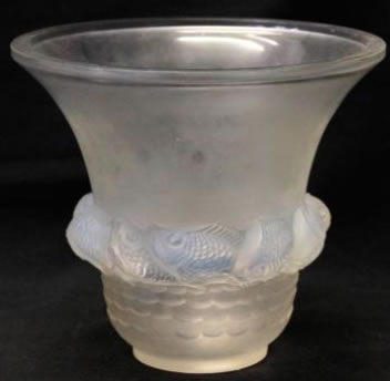 Rene Lalique Vase Piriac