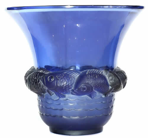 Rene Lalique Vase Piriac