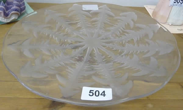 Rene Lalique Plate Pissenlit