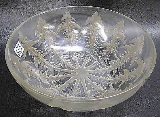 Rene Lalique Bowl Pissenlit