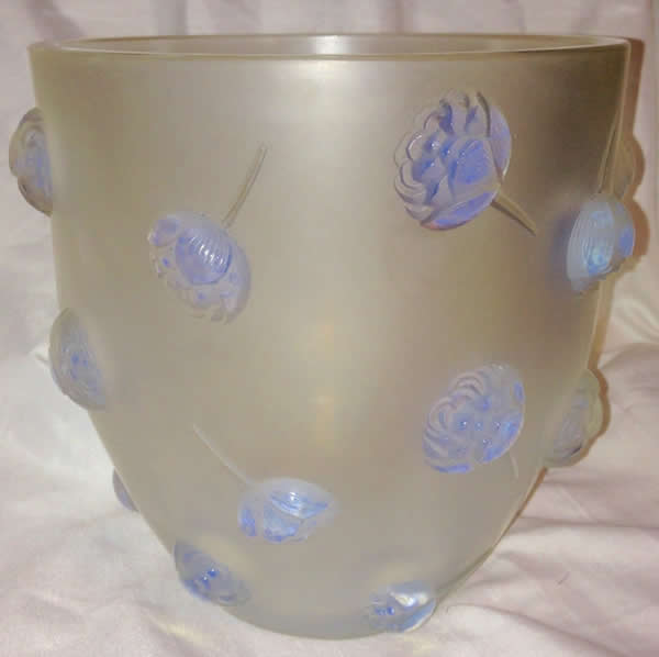 Rene Lalique Vase Pivoines