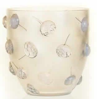 Rene Lalique Vase Pivoines