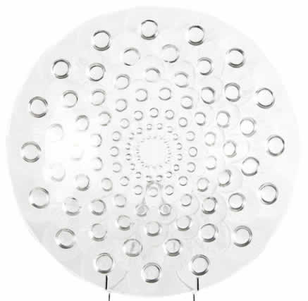 Rene Lalique Coupe Ouverte Plumes De Paon