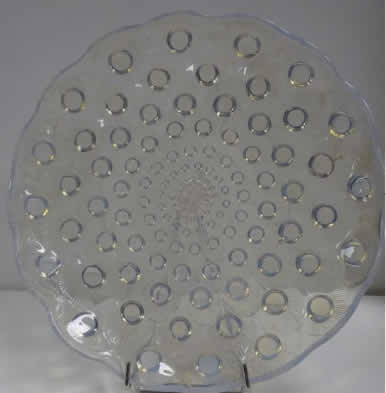 Rene Lalique Plate Plumes De Paon