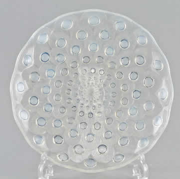 Rene Lalique Plate Plumes De Paon