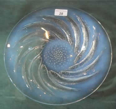 Rene Lalique Bowl Poissons