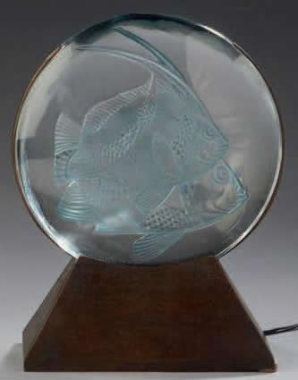 Rene Lalique Lamp Poissons