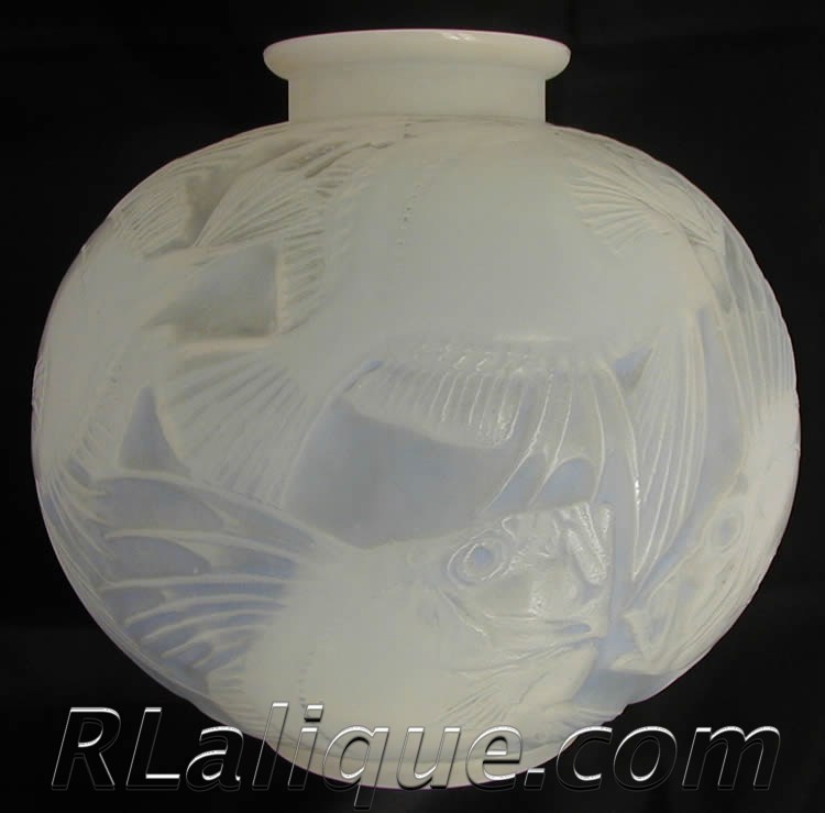 Rene Lalique Vase Poissons