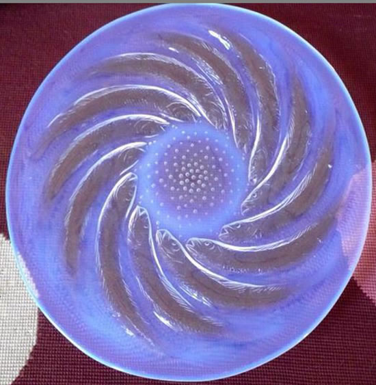 Rene Lalique Plate Poissons
