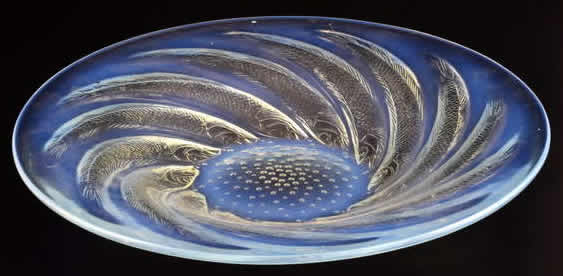 Rene Lalique Shallow Bowl Poissons