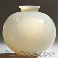 Rene Lalique Vase Poissons