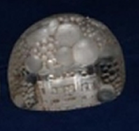 Rene Lalique Pommes Menu Holder