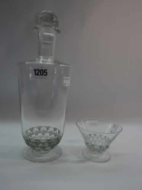 Rene Lalique Decanter Pouilly