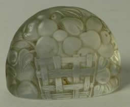 Rene Lalique Prunes Menu Holder