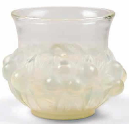 Rene Lalique Vase Prunes