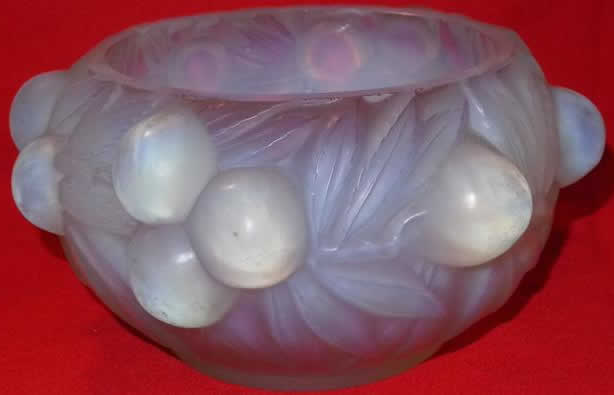 Rene Lalique Vase Prunes