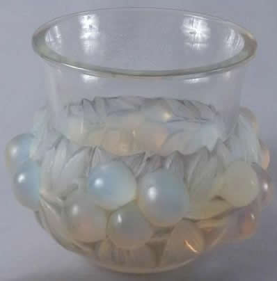Rene Lalique Vase Prunes