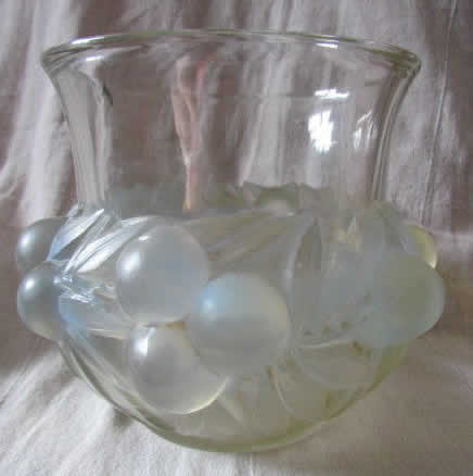 Rene Lalique Vase Prunes
