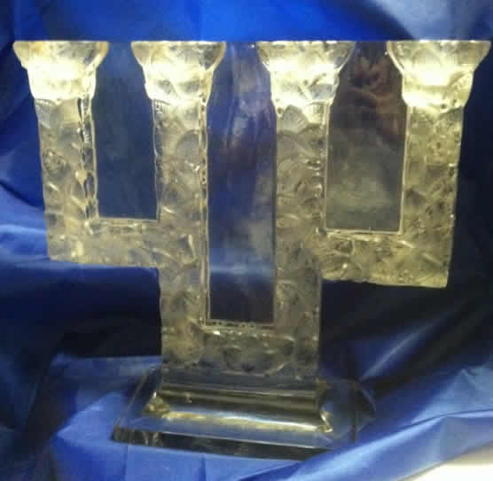 Rene Lalique Quatre Branches Sorbier Candleholder