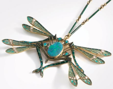 Rene Lalique Quatre Libellules-4 Pendant