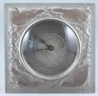 Rene Lalique Clock Quatre Moineaux du Japon