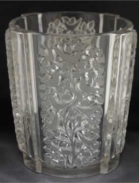Rene Lalique Vase Quatre Panneaux