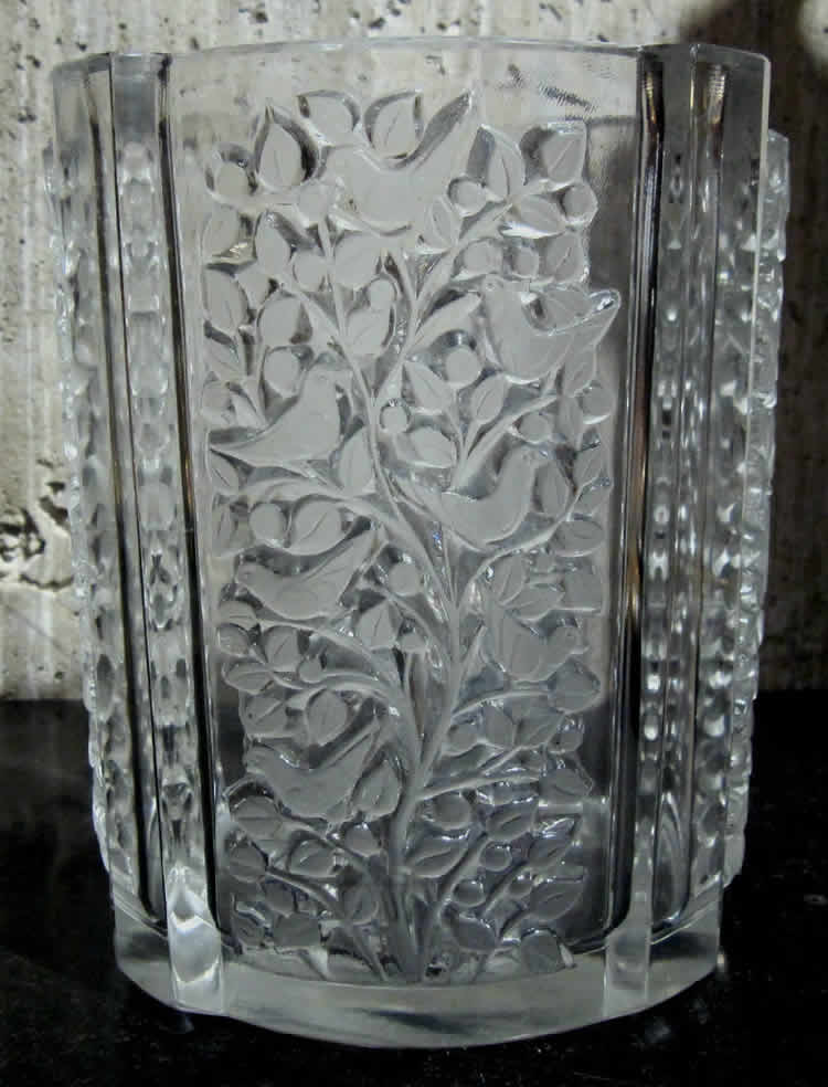 Rene Lalique Vase Quatre Panneaux