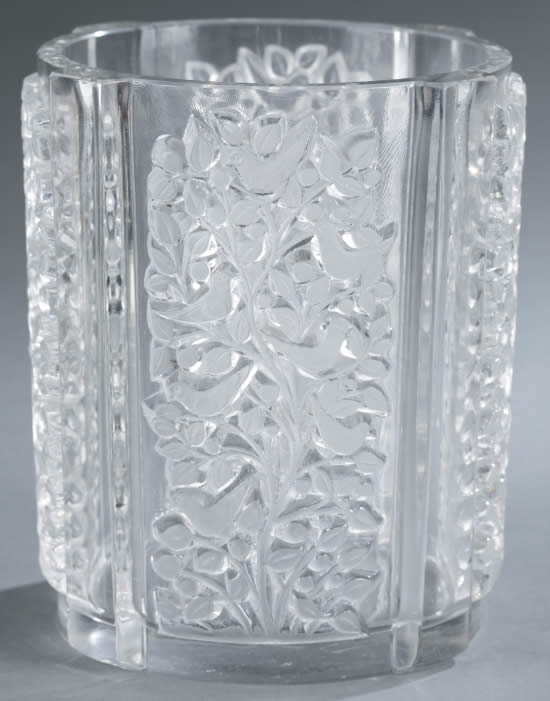 Rene Lalique Vase Quatre Panneaux