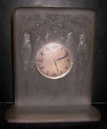 Rene Lalique Quatre Perruches Clock