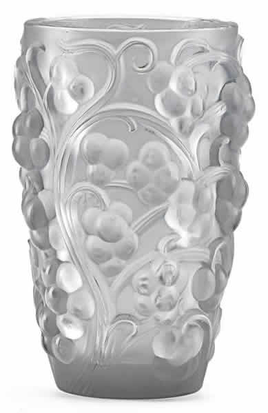 Rene Lalique Vase Raisins