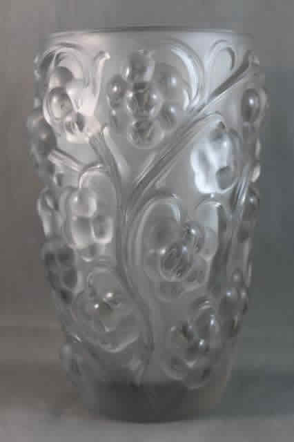 Rene Lalique Vase Raisins