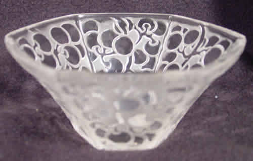 Rene Lalique Bowl Raisins Six Pans