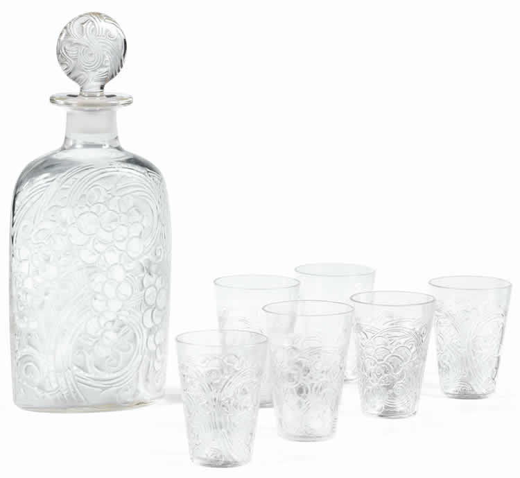 Rene Lalique Raisins Tableware